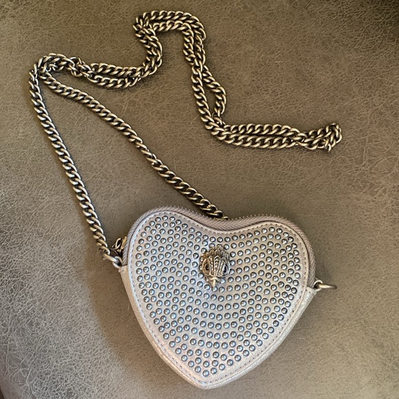 Kurt Geiger micro studded heart crossbody bag - Picture 7 of 9